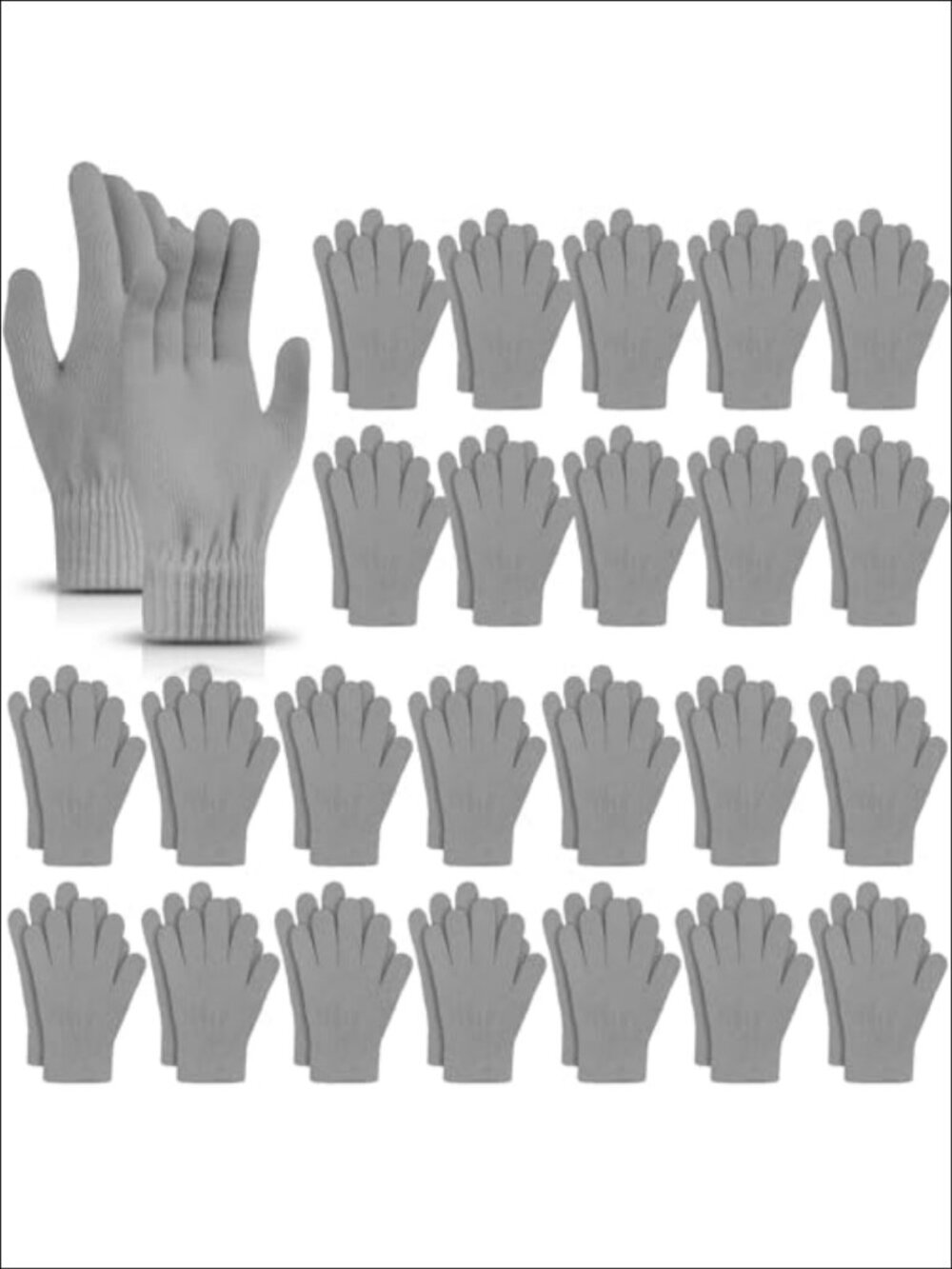 SATINIOR Winter Stretchy Gloves Unisex Acrylic Cotton Warm Outdoor